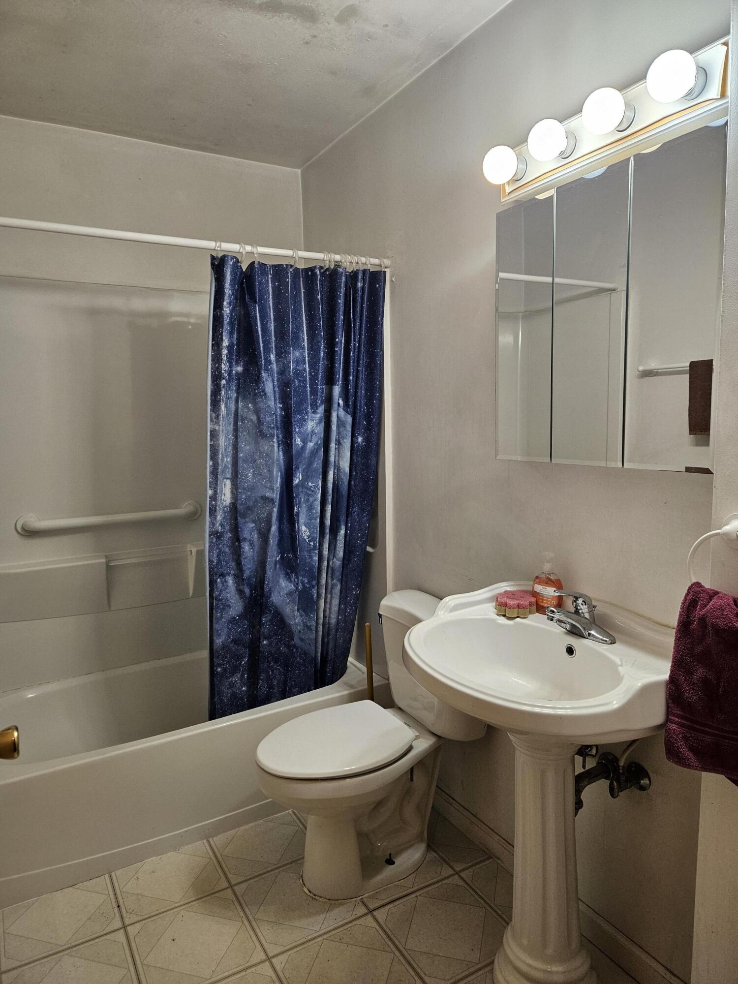 309 Redpath Avenue Michigan City, IN 46360 - Photo 15 of 27 a bathroom with a sink a toilet and shower