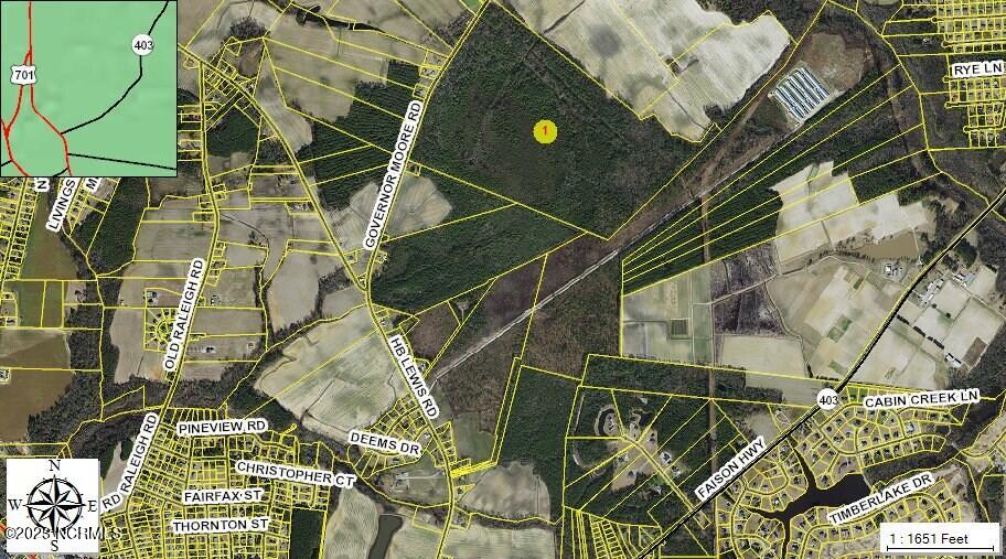 0 Governor Moore Road Clinton, NC 28328 - Photo 10 of 11 Map (property is #1)