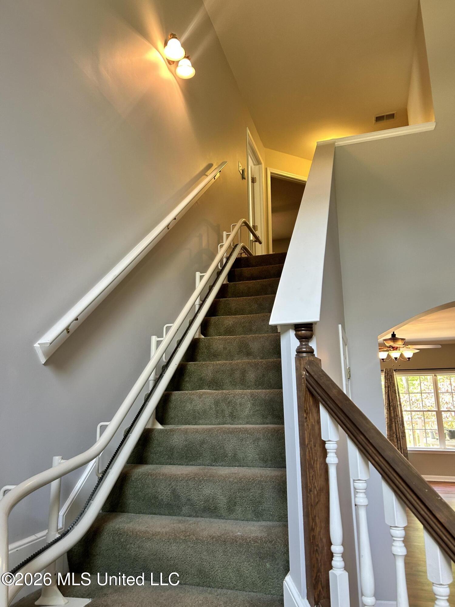7684 Rigmoore Point North Olive Branch, MS 38654 - Photo 45 of 58 Stairway to 5 bedrooms+bonus