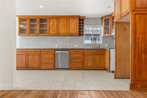 a view of front door