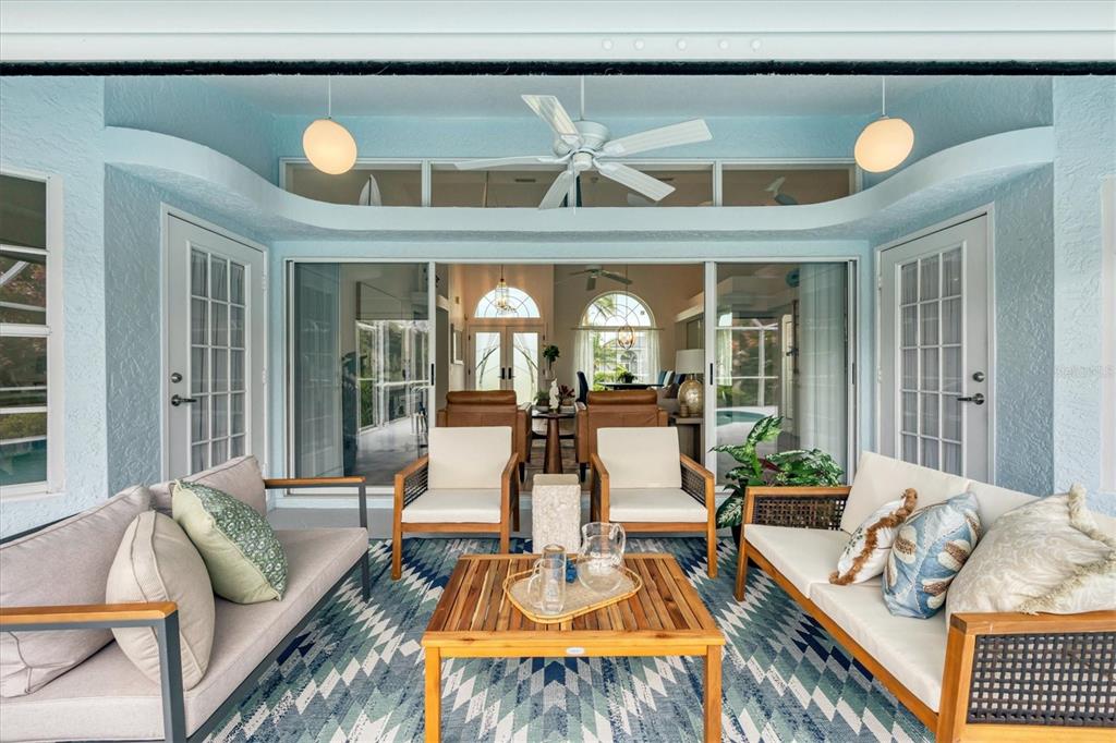 11 Amberjack Lane Placida, FL 33946 - Photo 38 of 46 a living room with furniture and a large window