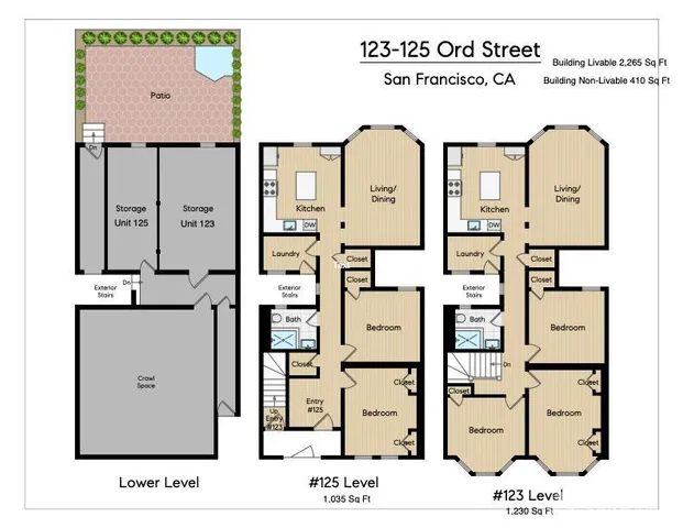 $1,800,000 | 123-125 Ord Street, San Francisco, CA 94114