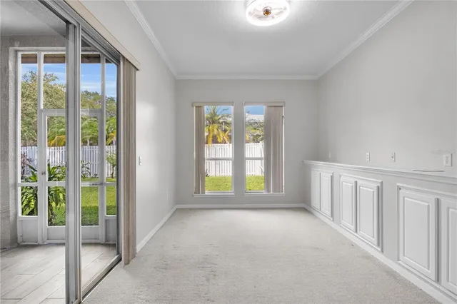 a view of empty room