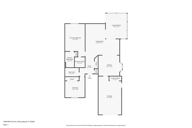 $499,900 | 1290 Northwest 21st Terrace, Delray Beach, FL 33445
