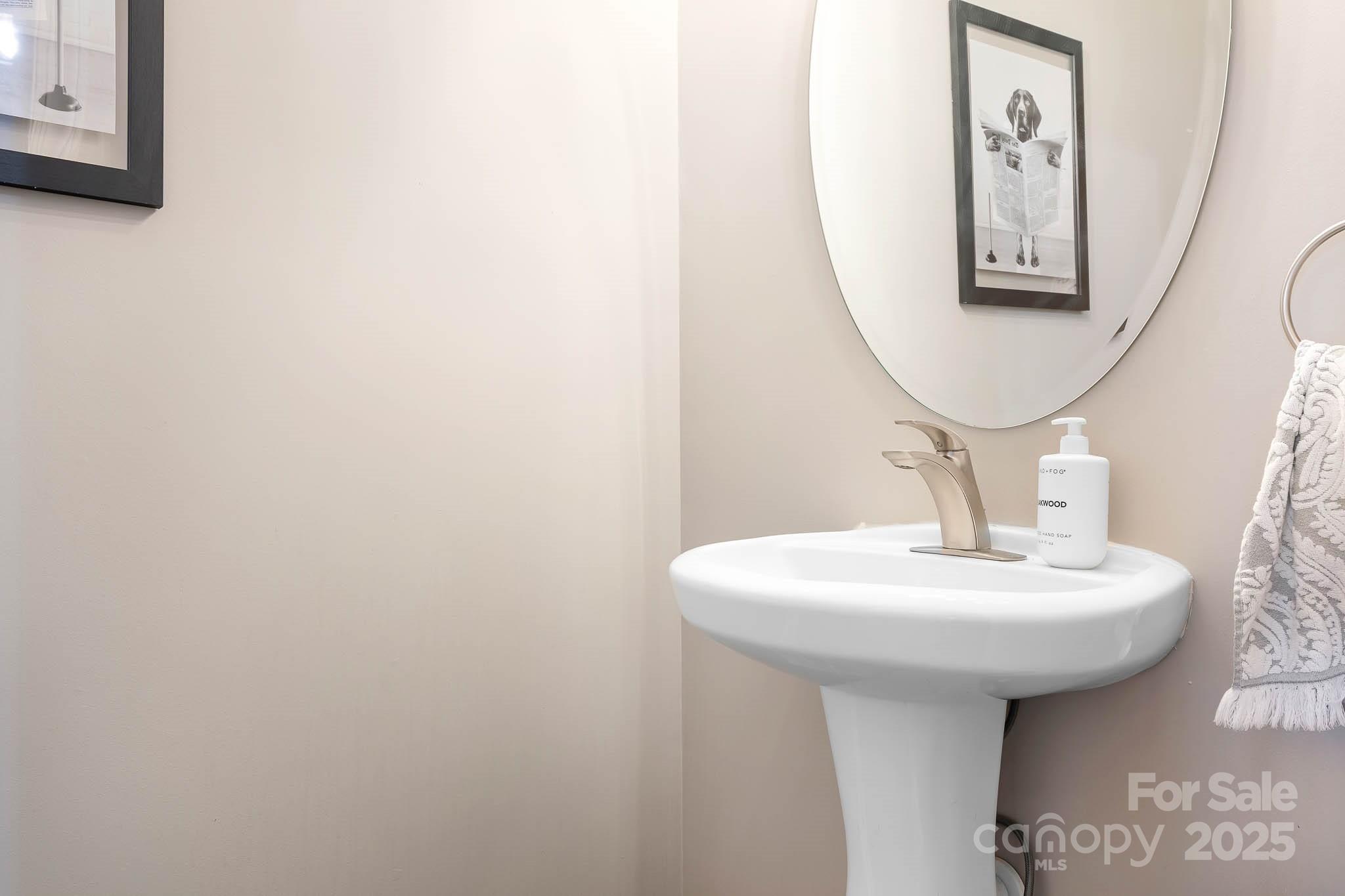 135 High Ridge Road Mooresville, NC 28117 - Photo 16 of 24 a bathroom with a sink and mirror