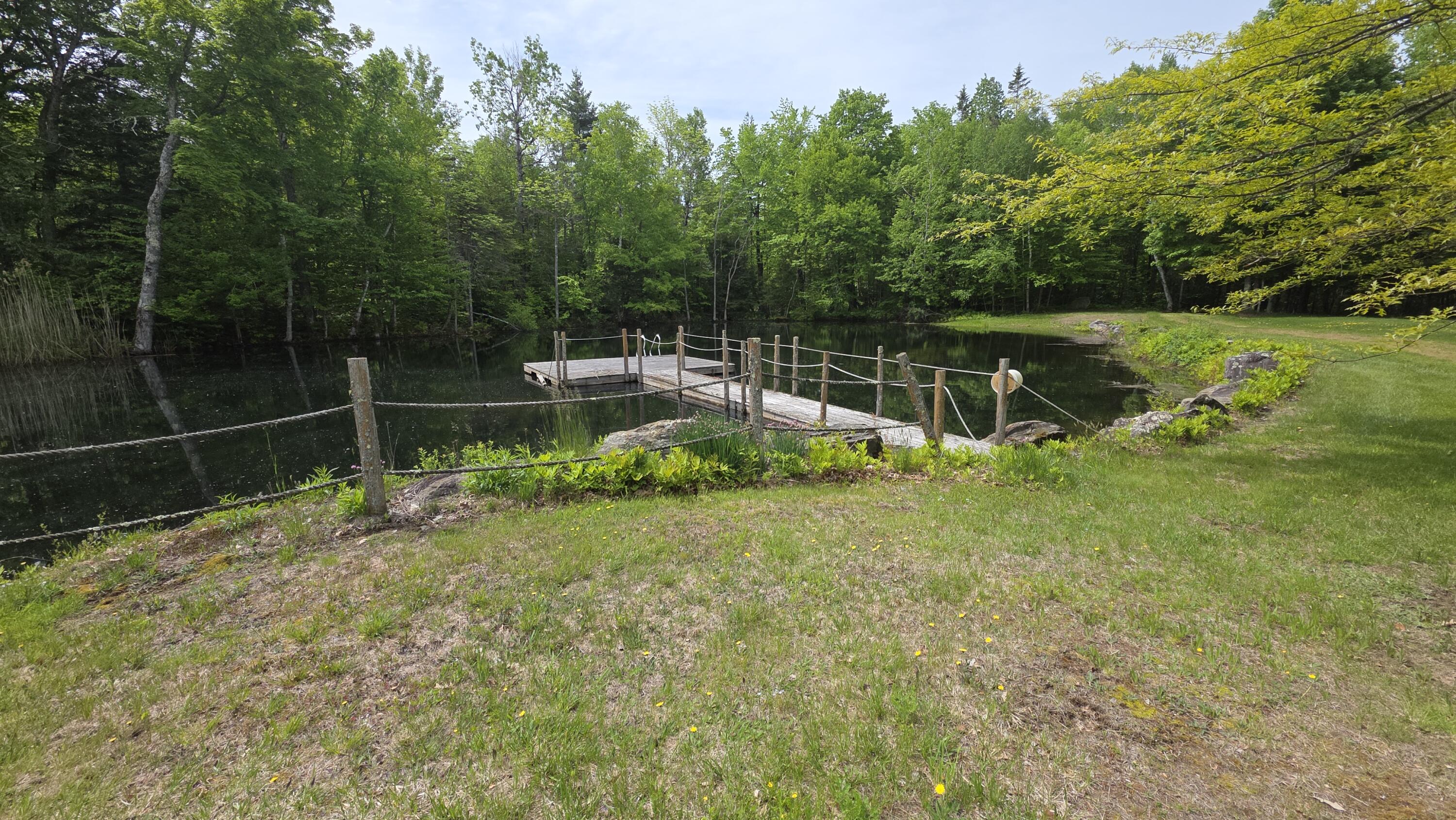 Lot 17 East Thorndike Road Thorndike, ME 04986 - Photo 23 of 31 Dock and Pond