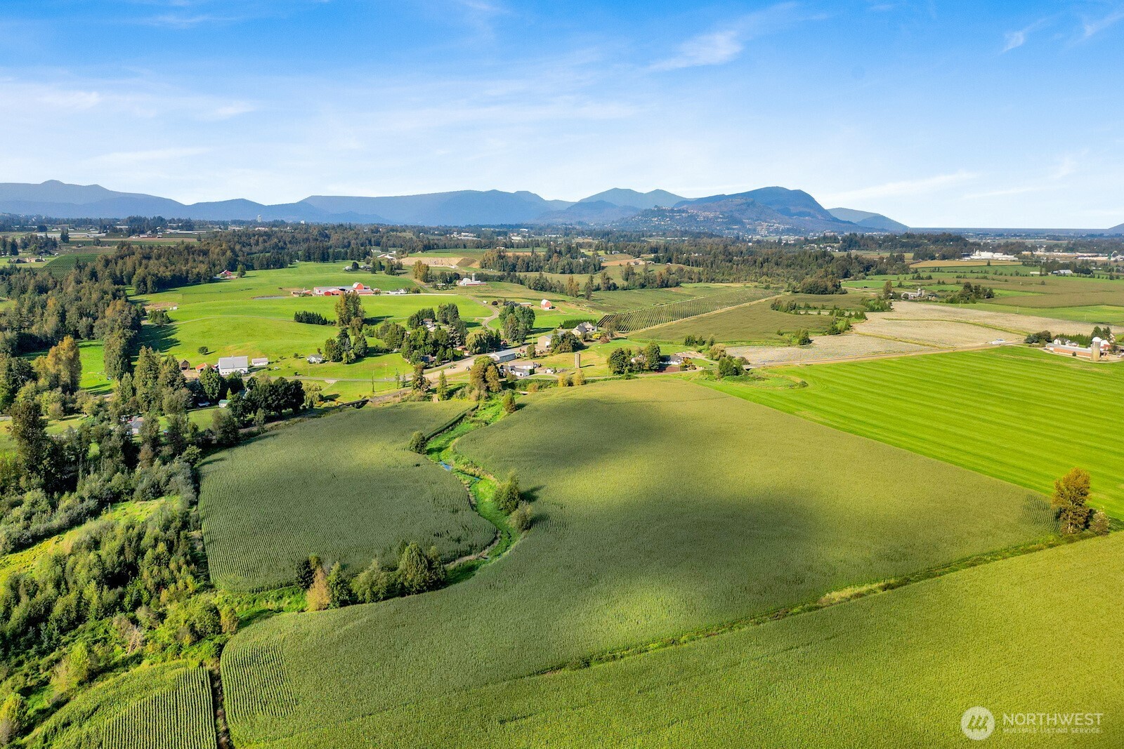 0 Clearbrook Road Sumas, WA 98295 - Photo 28 of 33 a view of a city with mountains in the background