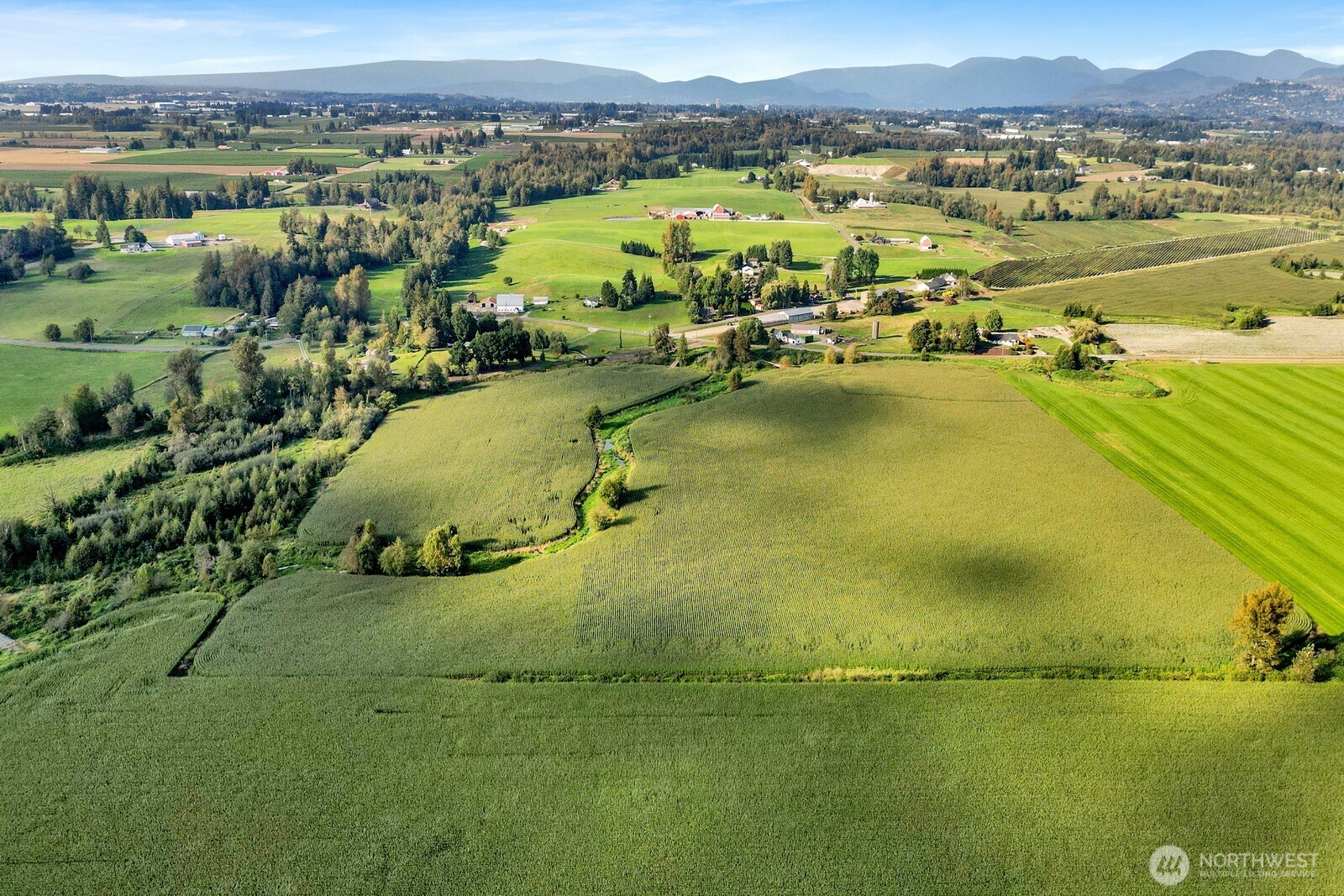 0 Clearbrook Road Sumas, WA 98295 - Photo 29 of 33 an aerial view of residential houses with outdoor space and river