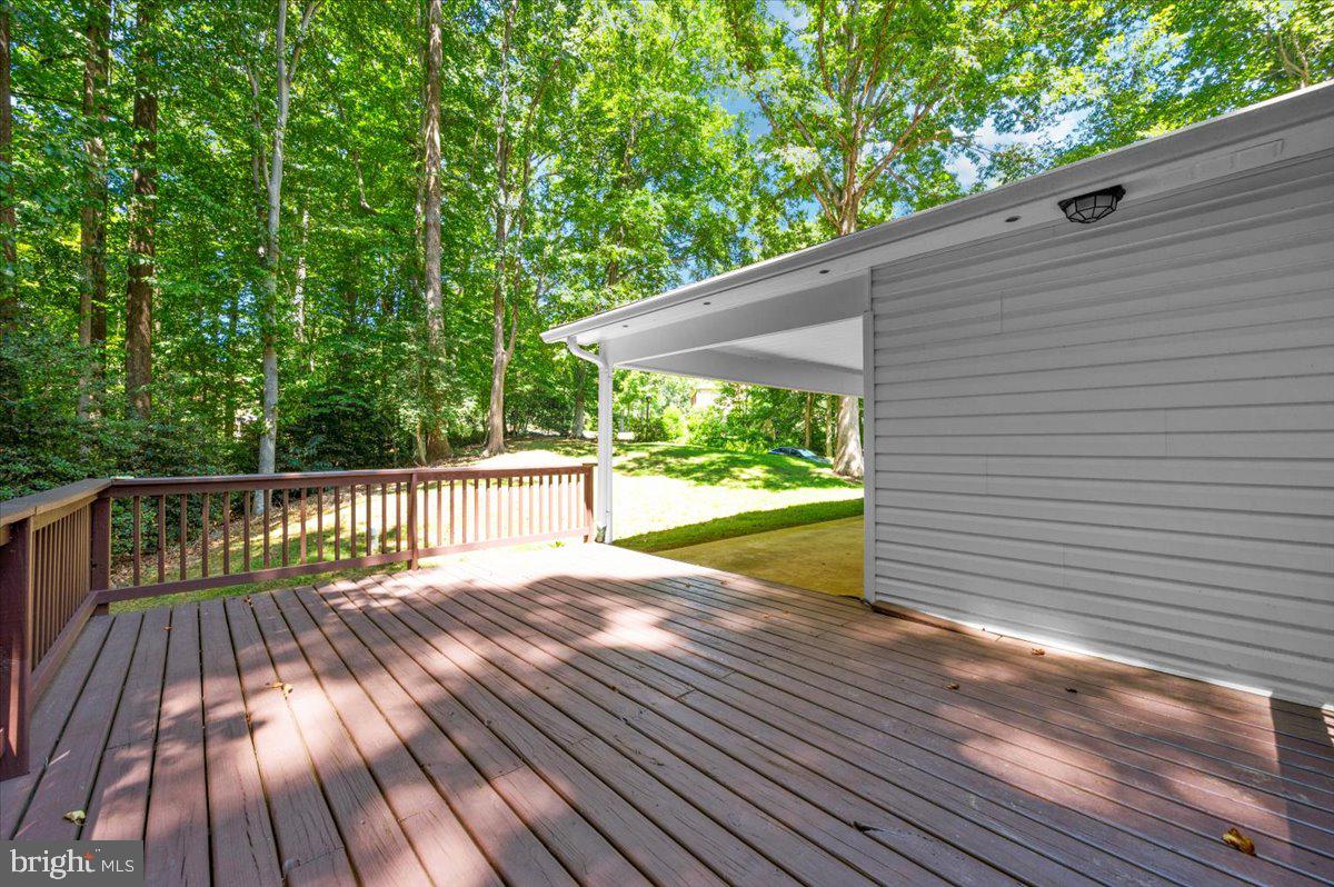 2614 Apple Way Dunkirk, MD 20754 - Photo 42 of 54 a view of balcony with wooden floor