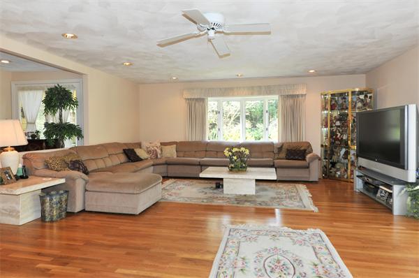 41 Forest Street Sherborn, MA 01770 - Photo 8 of 30 a living room with furniture and a flat screen tv