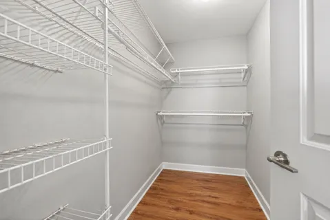 a view of walk in closet