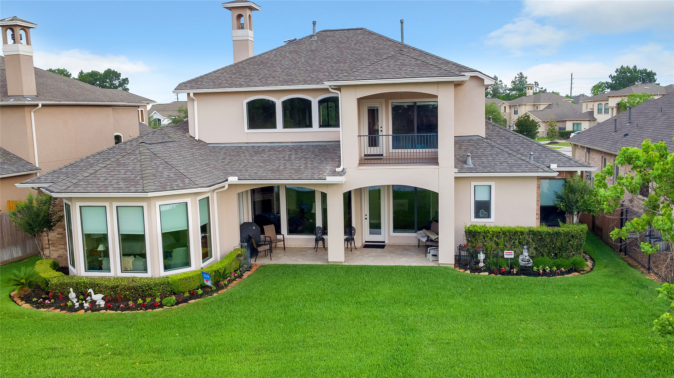 6119 Lofty Lane Spring, TX 77379 - Photo 21 of 40 Choose your perfect retreat: a serene covered patio or an inviting balcony.
Bird eye's view of your next home!