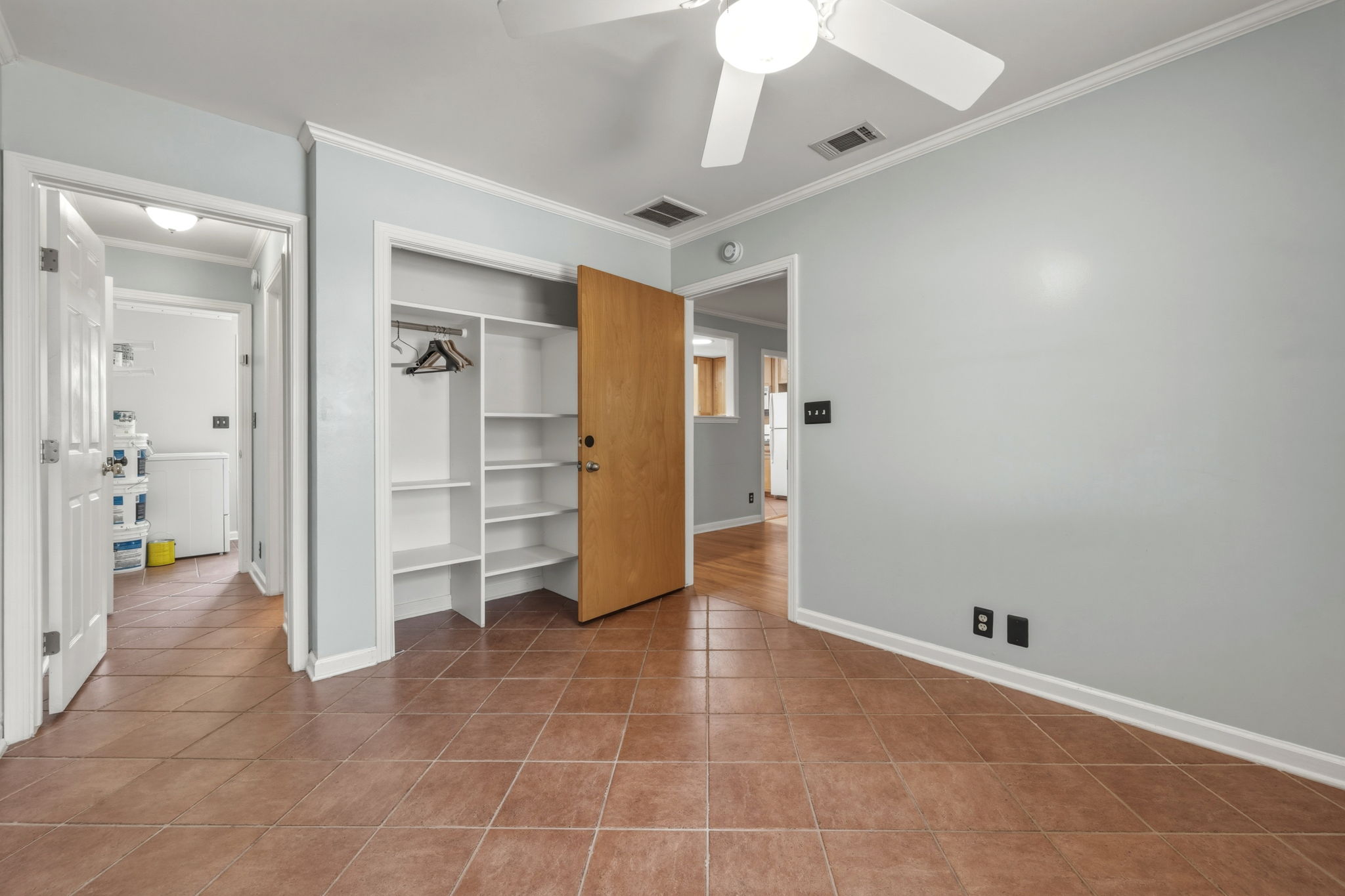 1908 Cullen Avenue Austin, TX 78757 - Photo 16 of 40 a view of a livingroom with a hall and a ceiling fan