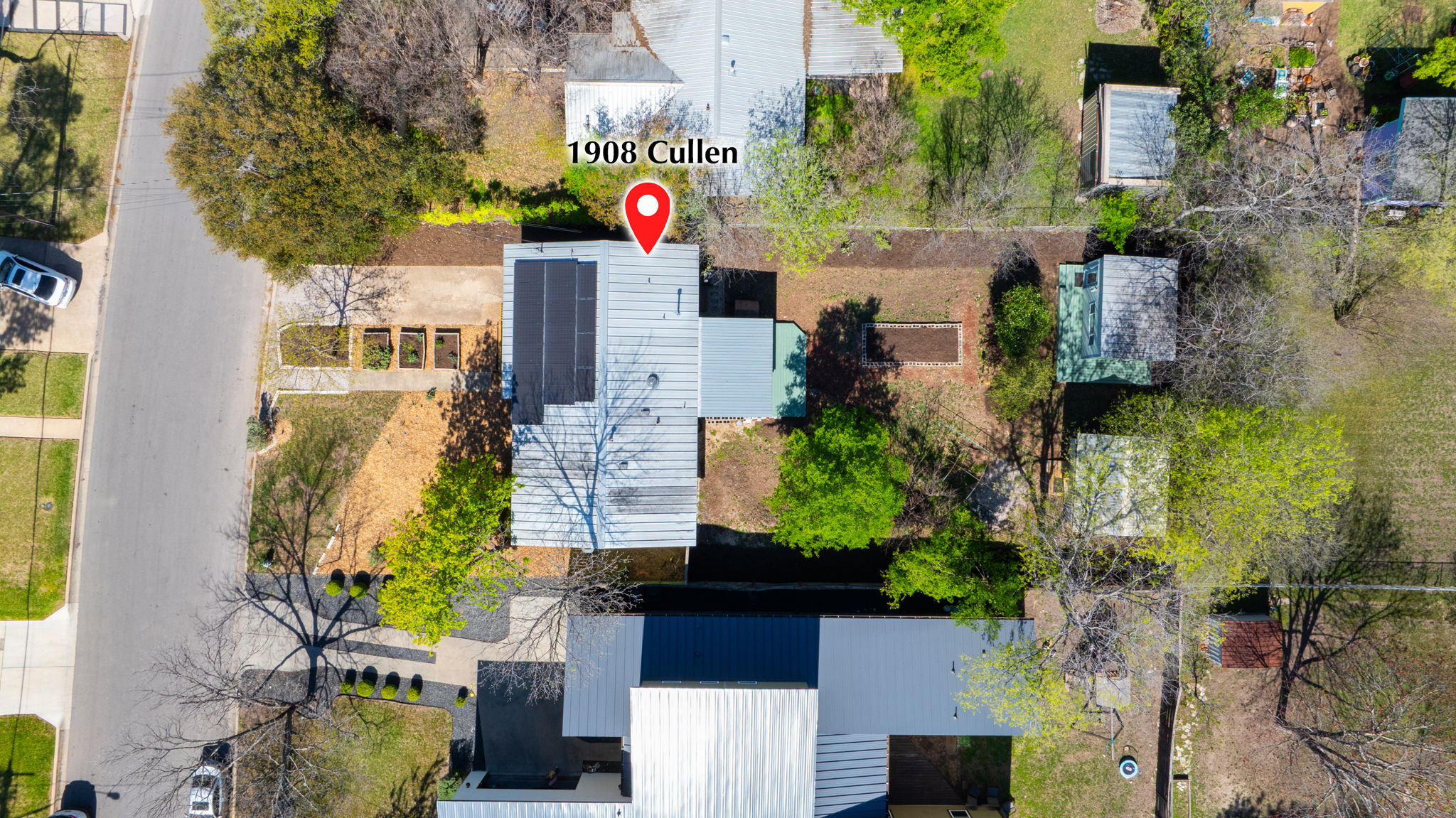 1908 Cullen Avenue Austin, TX 78757 - Photo 29 of 40 an aerial view of multiple houses with outdoor space