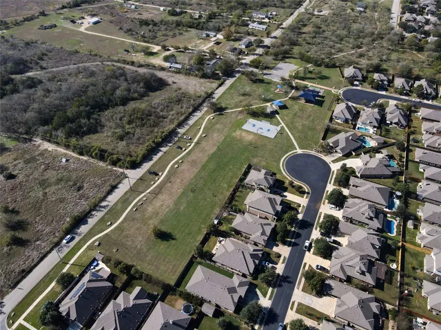 a front view of building with outdoor space