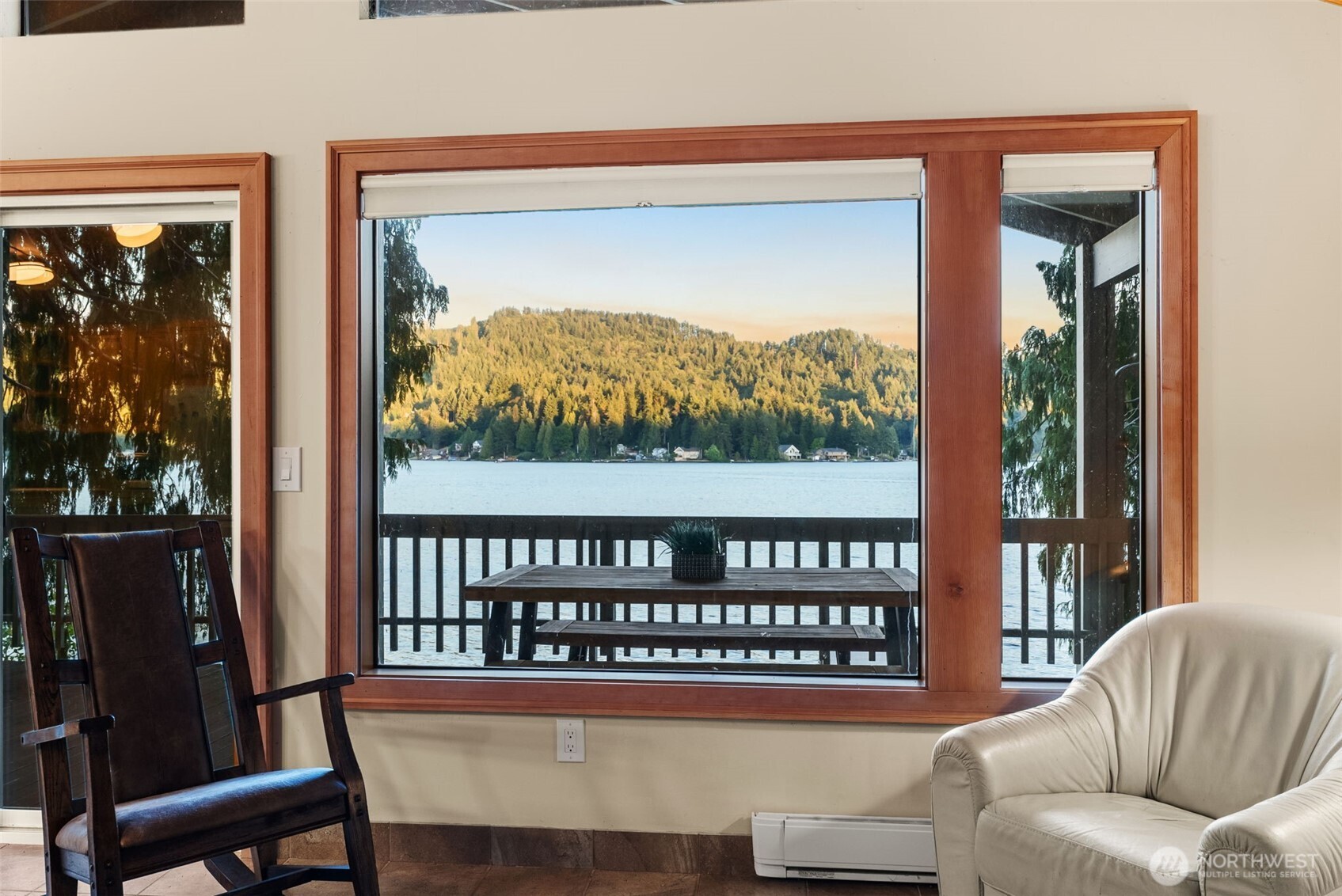 2147 Summit Lake Shore Road Northwest Olympia, WA 98502 - Photo 18 of 38 a view of a chairs in balcony