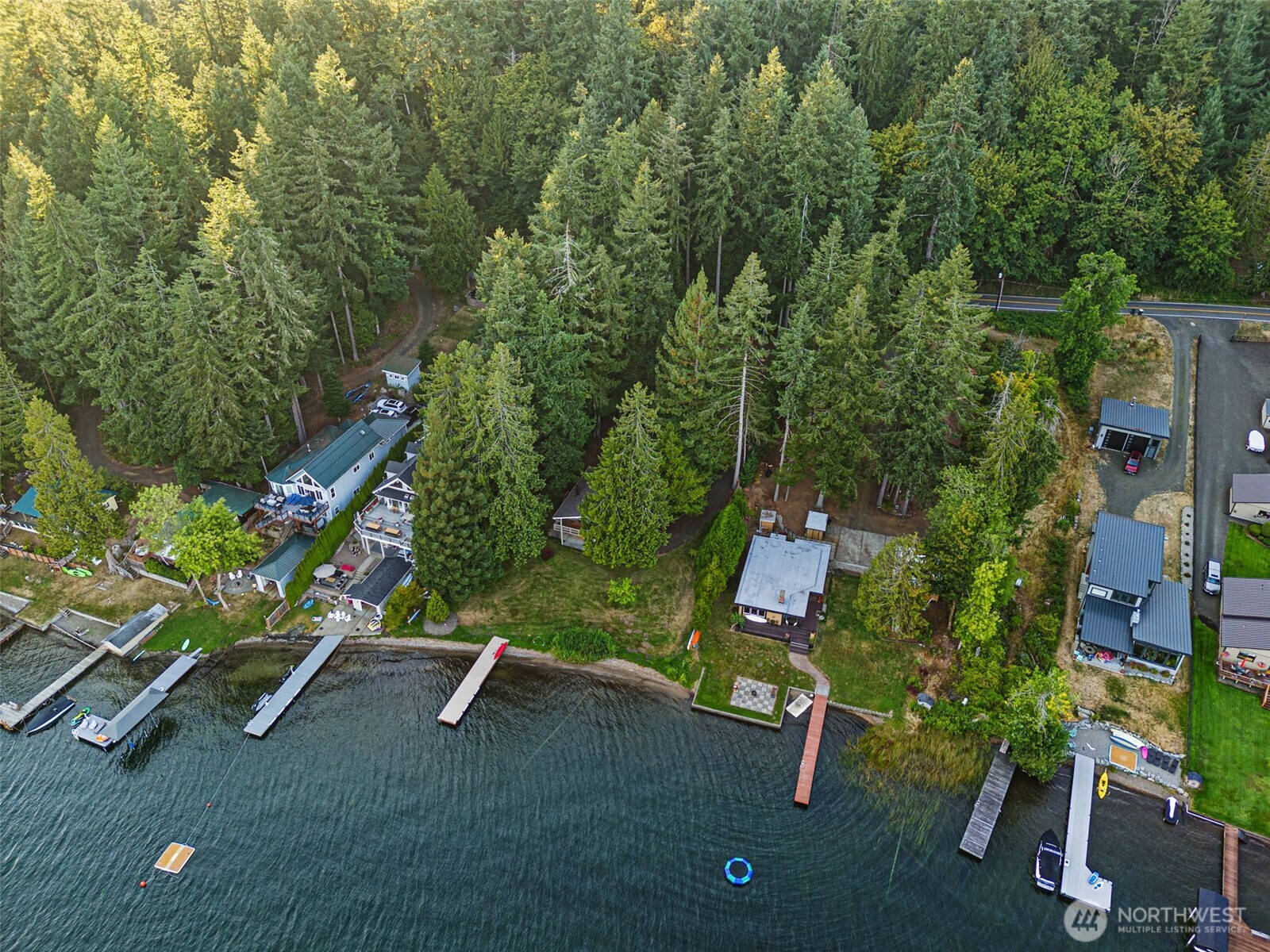 2147 Summit Lake Shore Road Northwest Olympia, WA 98502 - Photo 34 of 38 an ocean view with outdoor space