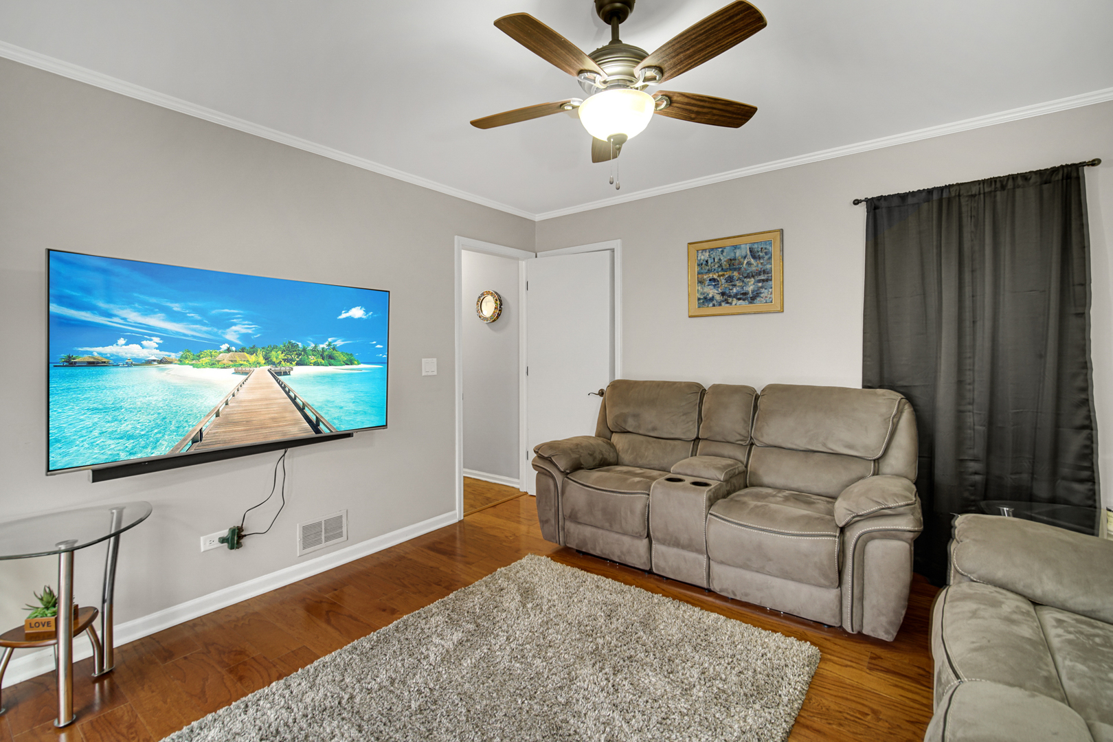 807 Summit Avenue Wauconda, IL 60084 - Photo 14 of 25 a living room with furniture and a flat screen tv
