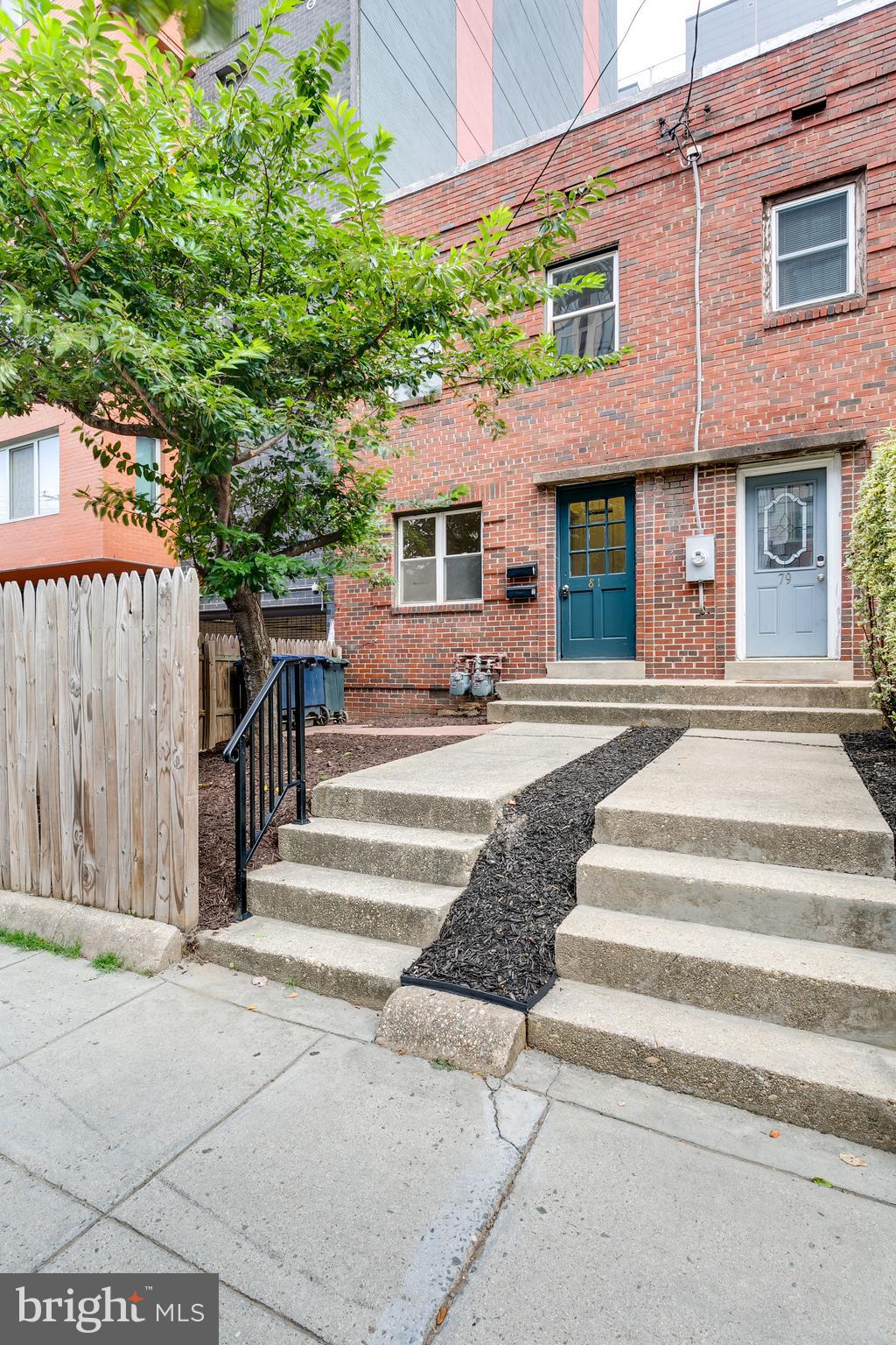 a view of a building with a outdoor space