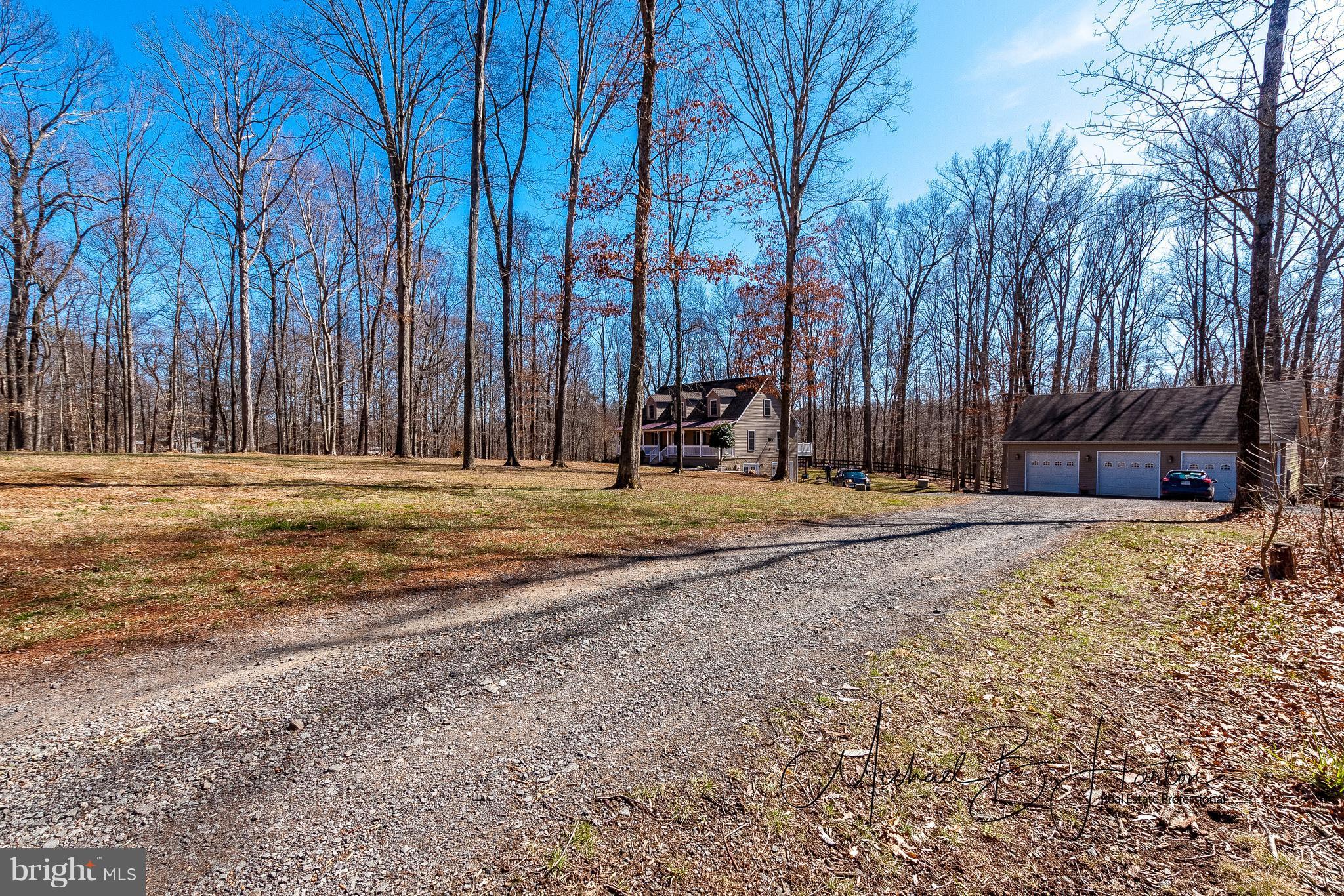 7638 Kennedy Road Nokesville, VA 20181 - Photo 2 of 30 Long Driveway leading to Home