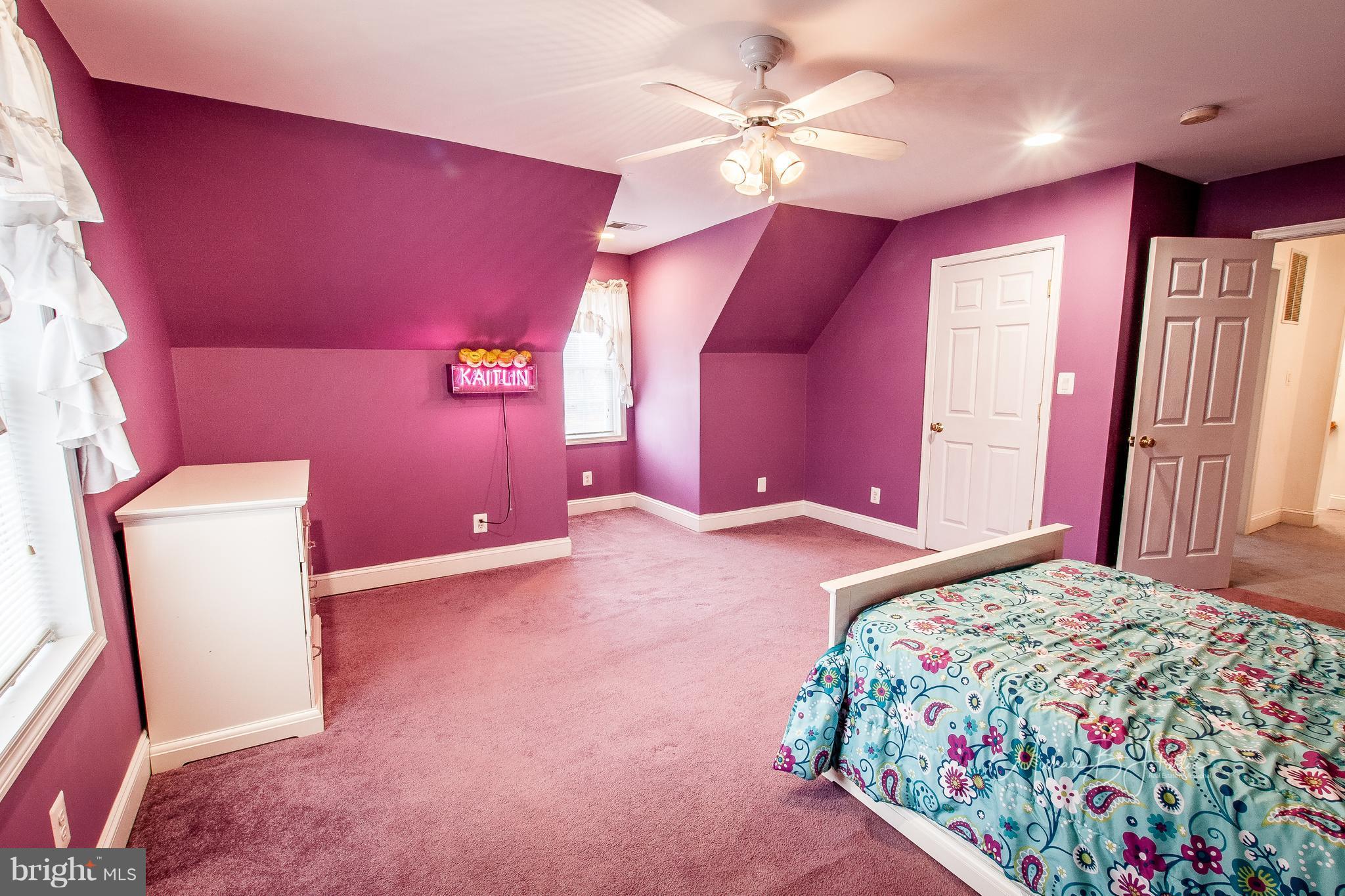 7638 Kennedy Road Nokesville, VA 20181 - Photo 18 of 30 Upstairs Bedroom (1 of 2) Elegant Purple.