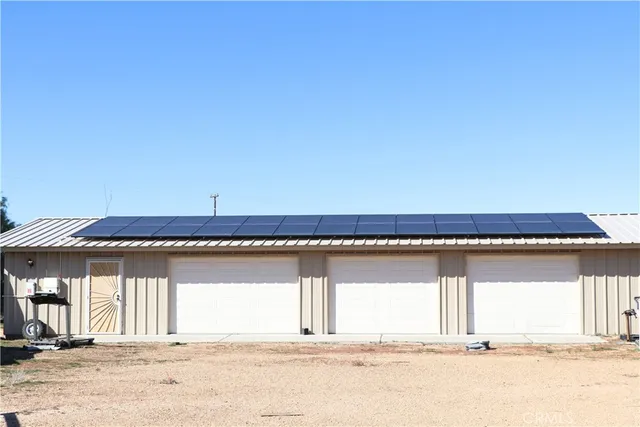 a backyard of a house