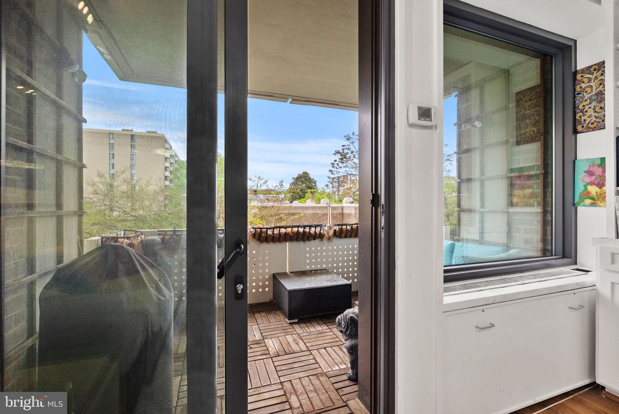 1250 4th Street Southwest, Unit W107 Washington, DC 20024 - Photo 23 of 30 a view of a balcony from a hallway