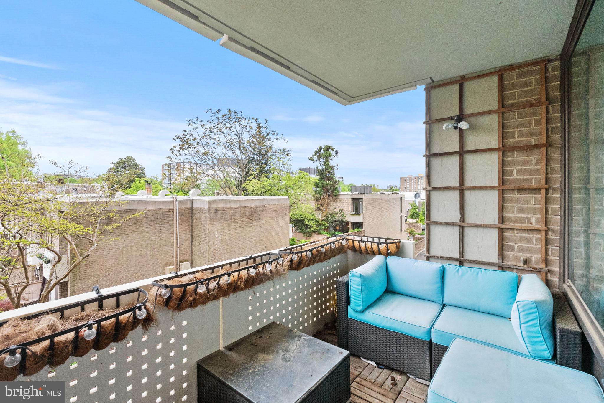 1250 4th Street Southwest, Unit W107 Washington, DC 20024 - Photo 25 of 30 a view of balcony with furniture