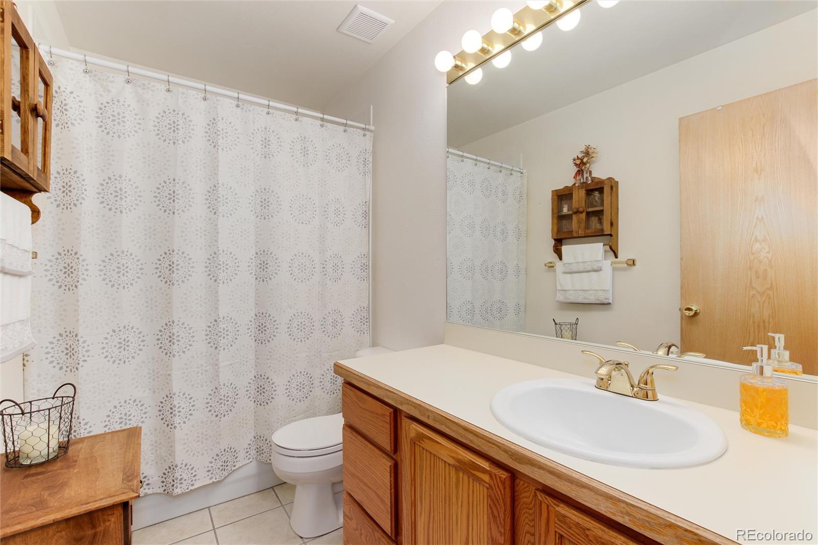 1211 Hughesville Road Black Hawk, CO 80422 - Photo 24 of 39 a bathroom with a sink a toilet and a mirror