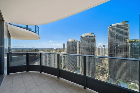 a view of balcony with city view