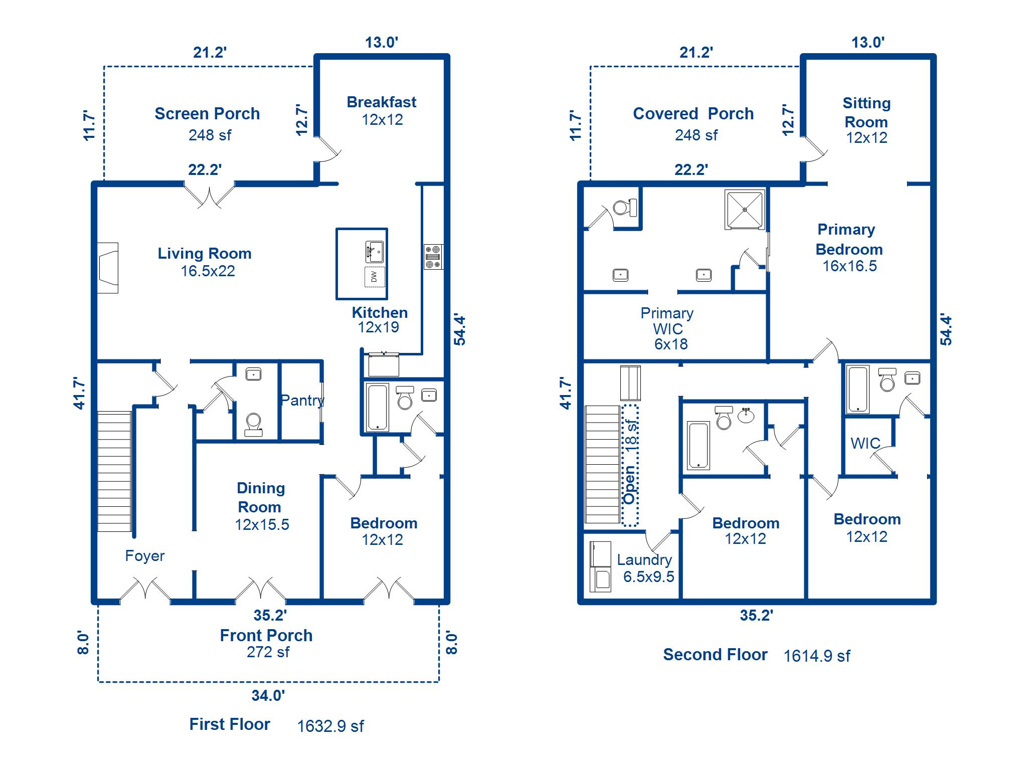 1400 Stratton Place Mount Pleasant, SC 29466 - Photo 63 of 64 Floorplan