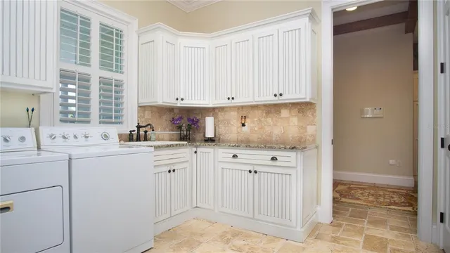 a view of a house with a garden and yard