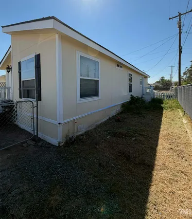 a backyard of a house