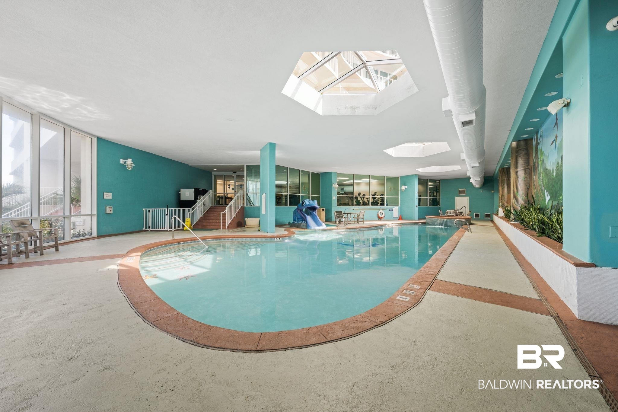 28107 Perdido Beach Boulevard, Unit D714 Orange Beach, AL 36561 - Photo 62 of 88 View of pool featuring a skylight