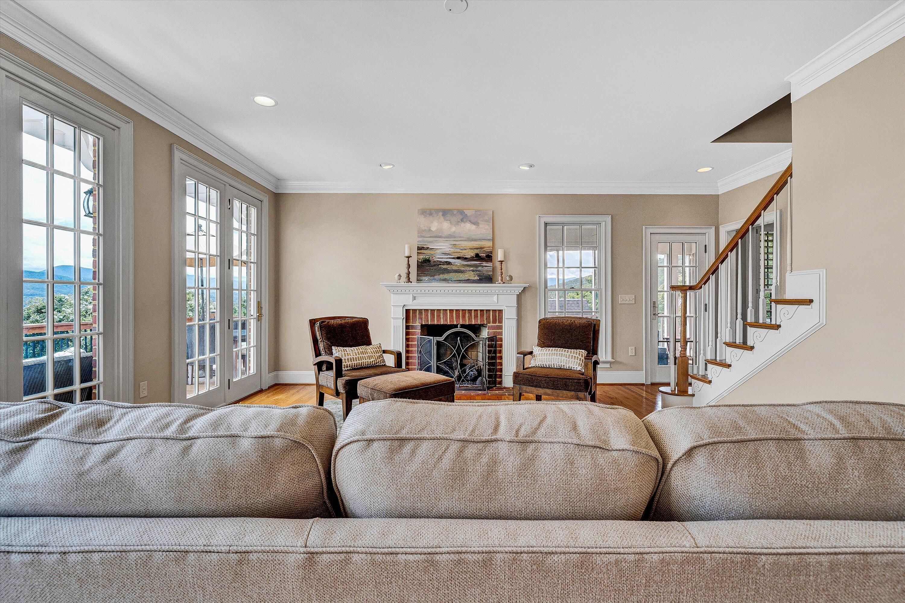 824 Pendleton Drive Salem, VA 24153 - Photo 11 of 78 a living room with fireplace furniture and a fireplace