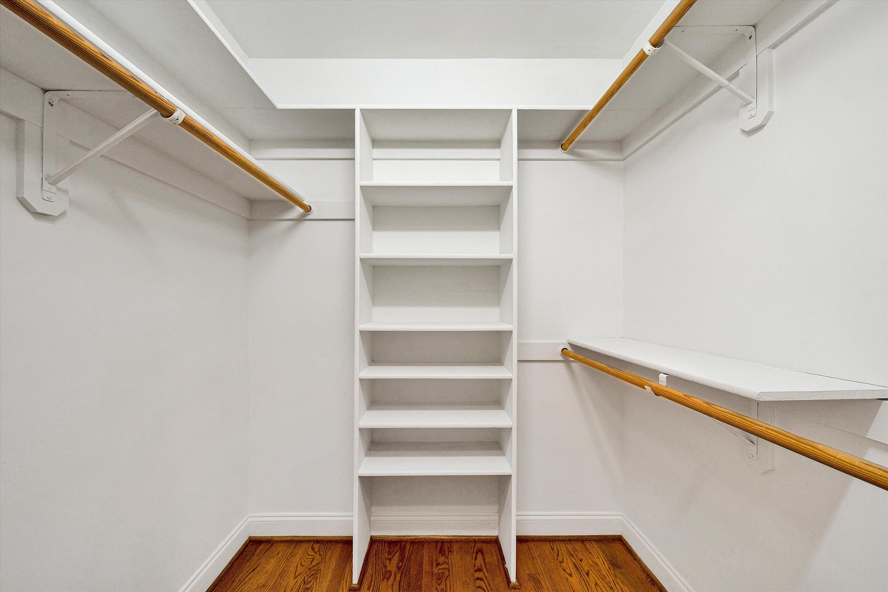 824 Pendleton Drive Salem, VA 24153 - Photo 37 of 78 a view of walk in closet with empty racks