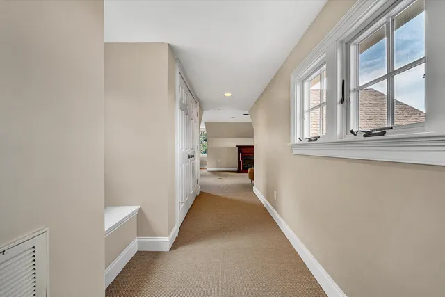 a room with furniture and window