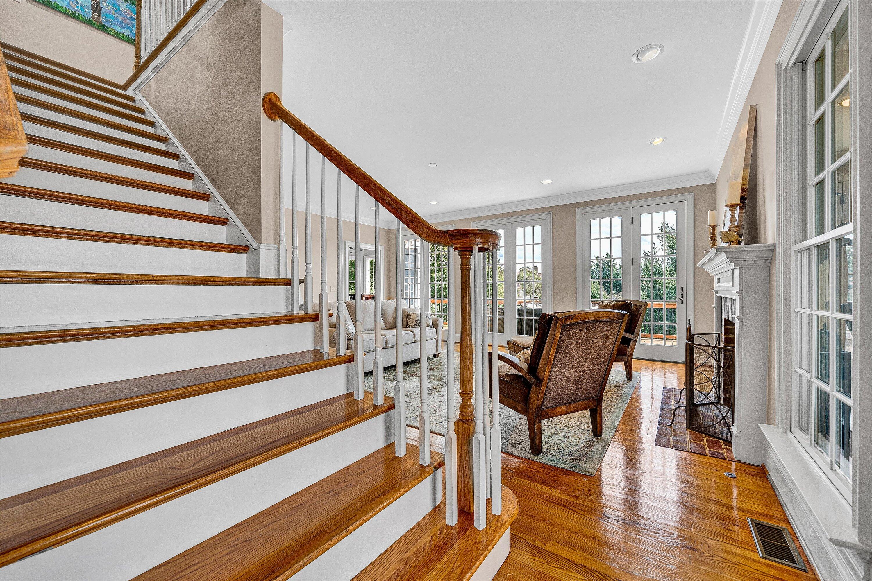 824 Pendleton Drive Salem, VA 24153 - Photo 8 of 78 a view of entryway and hall with wooden floor