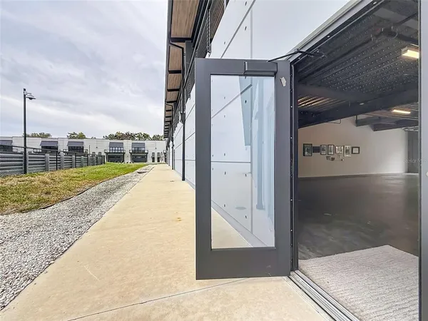 a view of outdoor space with seating area