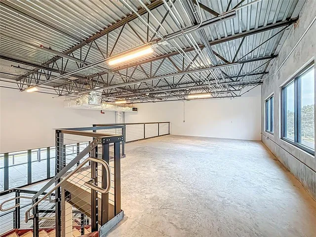 a view of a room with storage and utility