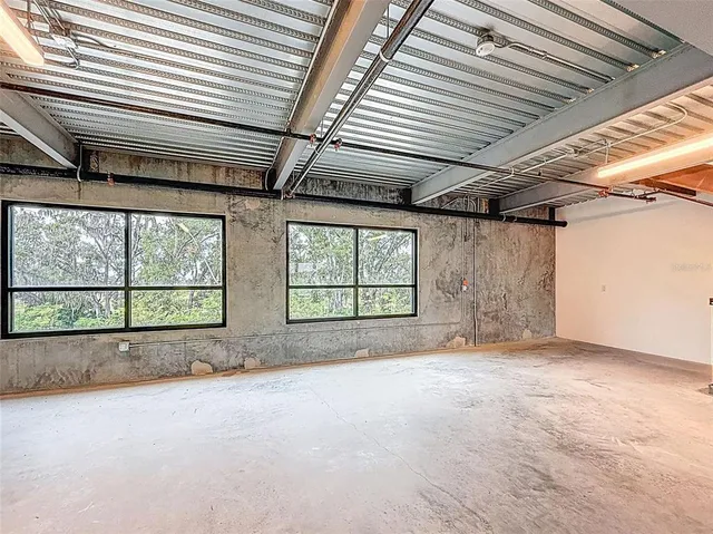 a view of an entryway with a hall