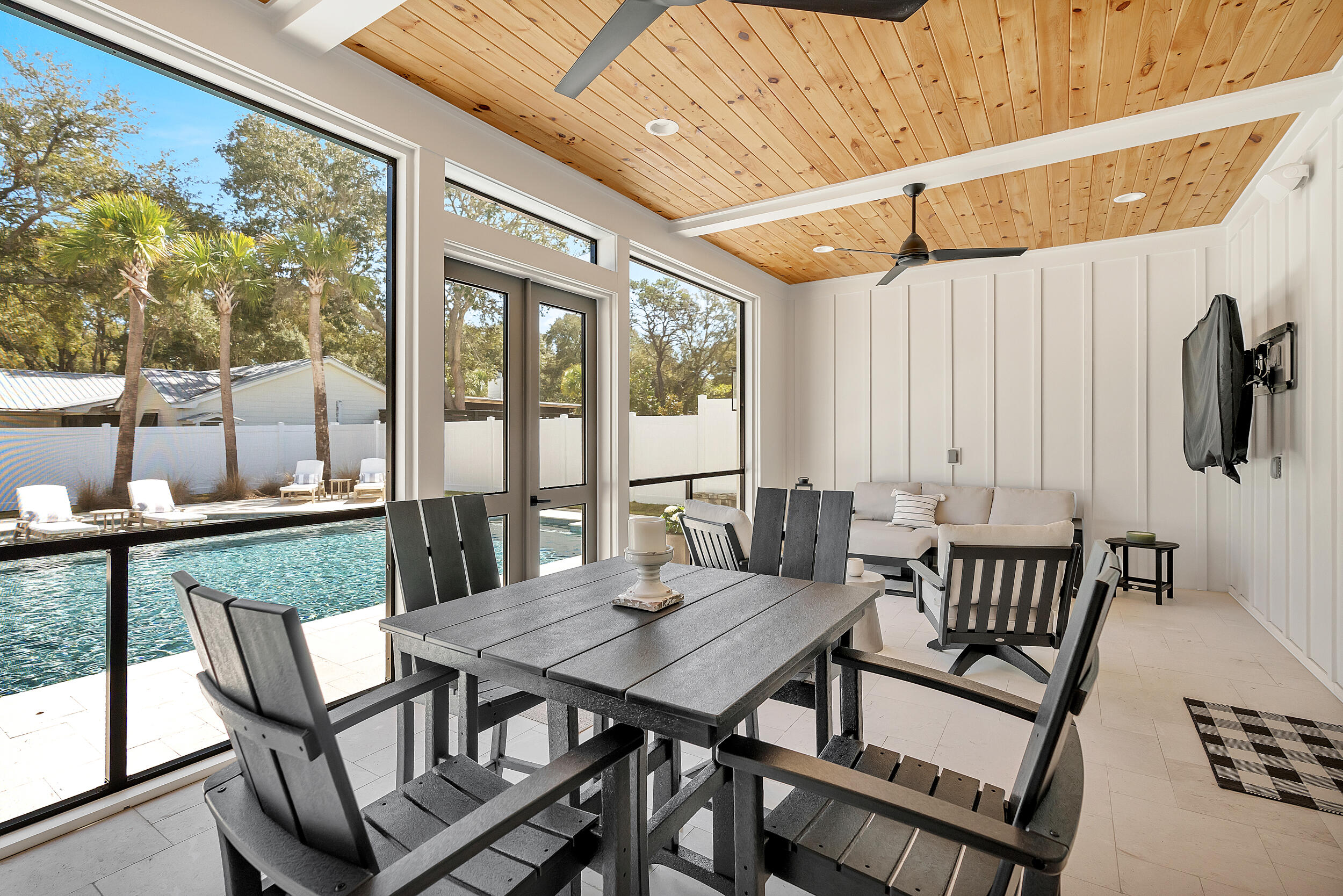 7843 East County Highway 30A Inlet Beach, FL 32461 - Photo 54 of 71 a view of a dining room with furniture window and outside view
