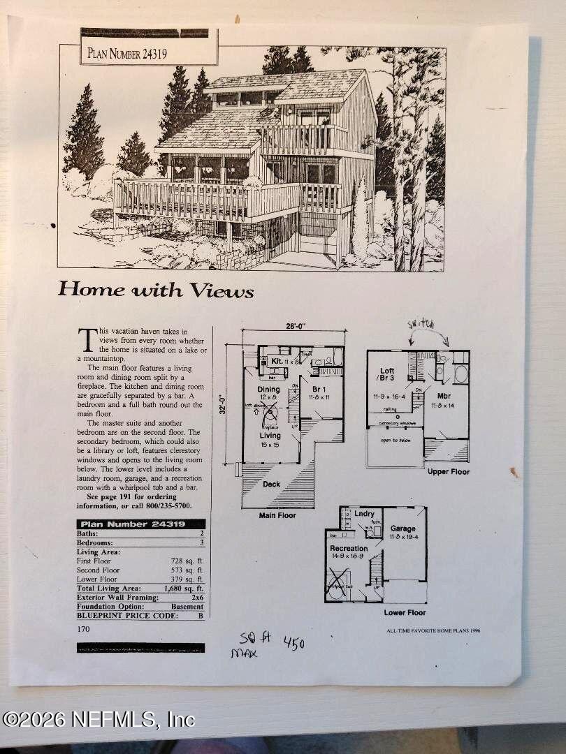 160 Putnam Loop Road Melrose, FL 32666 - Photo 5 of 5 House Plan