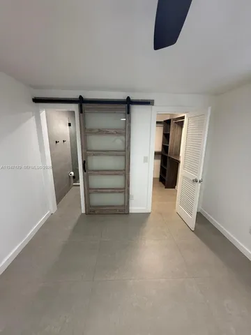 a view of closet area