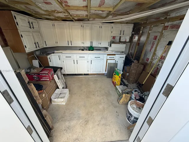 a view of a storage & utility room