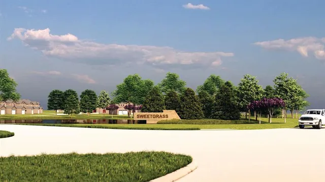 a view of outdoor space with seating