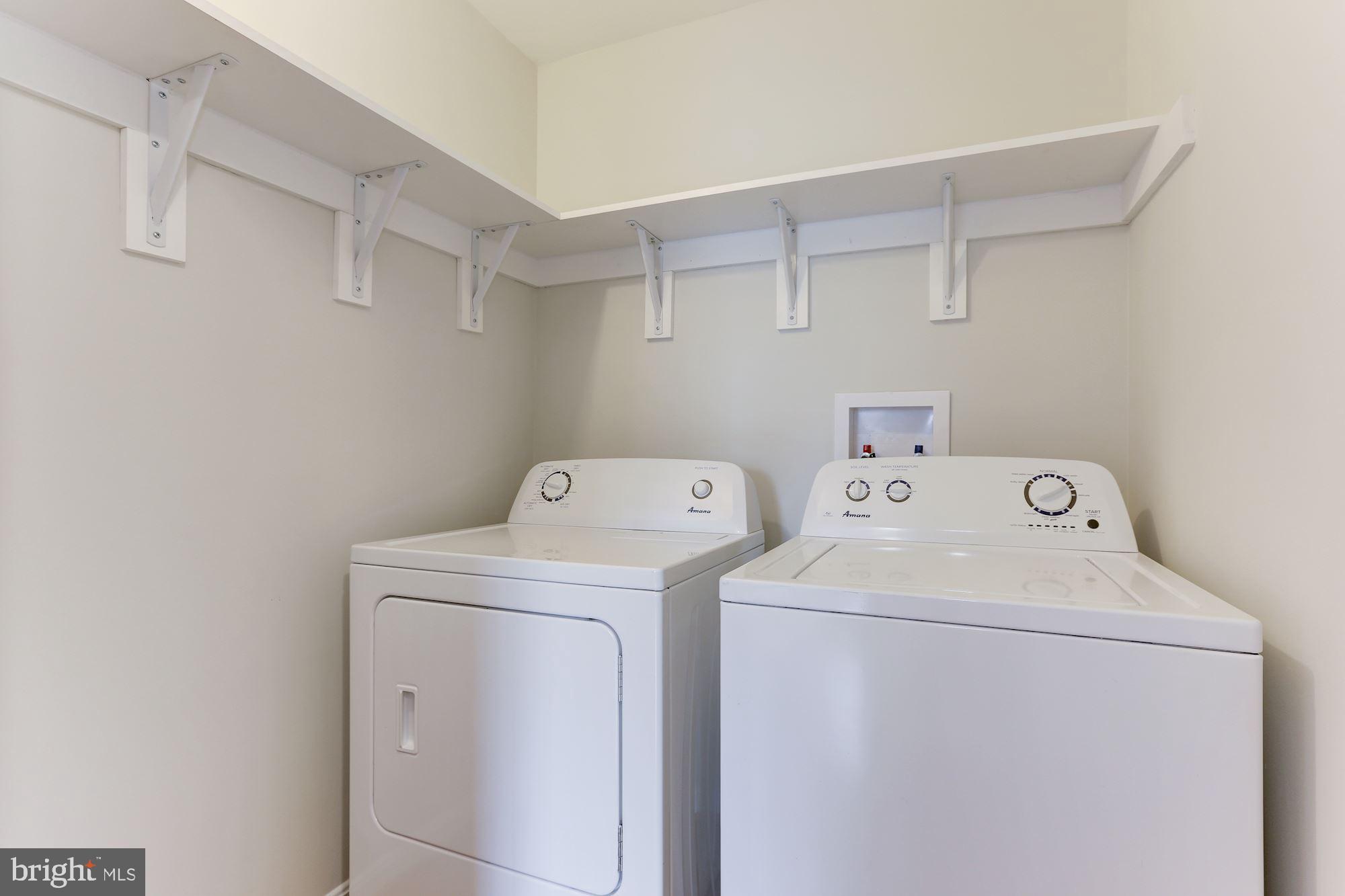 1383 Northgate Square Reston, VA 20190 - Photo 23 of 30 UPPER LEVEL LAUNDRY AND STORAGE CLOSET