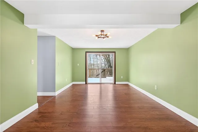 a view of an empty room with window