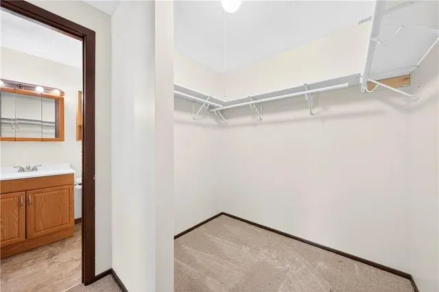 a view of an empty room