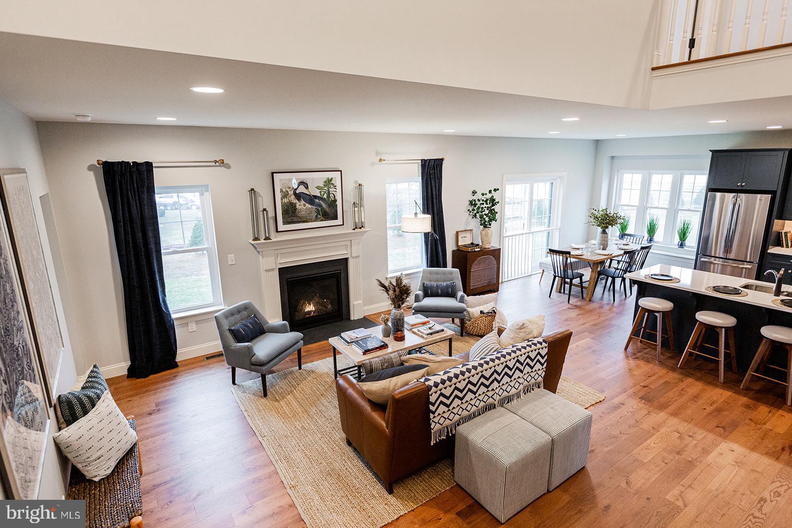 Greenwood Drive #f Greenwood Drive, Unit F Oxford, PA 19363 - Photo 4 of 110 a living room with furniture and a fireplace